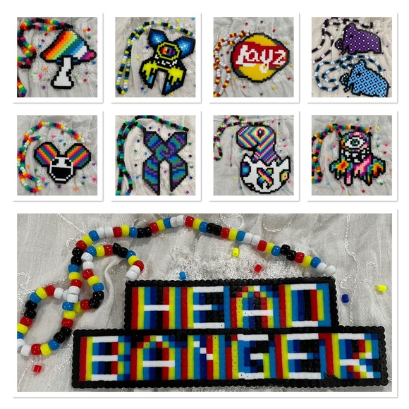 Rave Perler Necklaces - Picture 2 of 2
